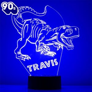 Dinosaur Night Light Personalized Free Led Night Lamp  Gift Christmas