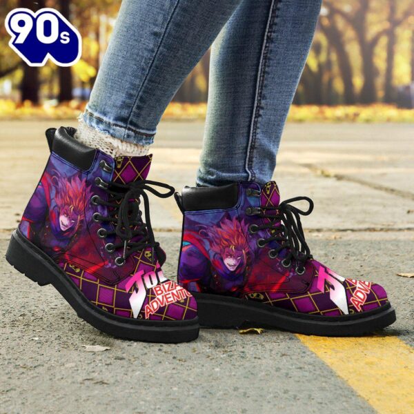 Dio Brando Leather Boots Custom JoJo’s Bizarre Adventure Shoes Fan