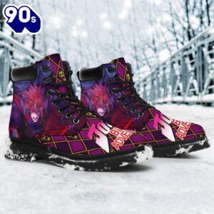 Dio Brando Leather Boots Custom JoJo's Bizarre Adventure Shoes Fan