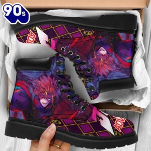 Dio Brando Leather Boots Custom JoJo's Bizarre Adventure Shoes Fan