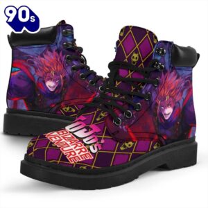 Dio Brando Leather Boots Custom JoJo's Bizarre Adventure Shoes Fan