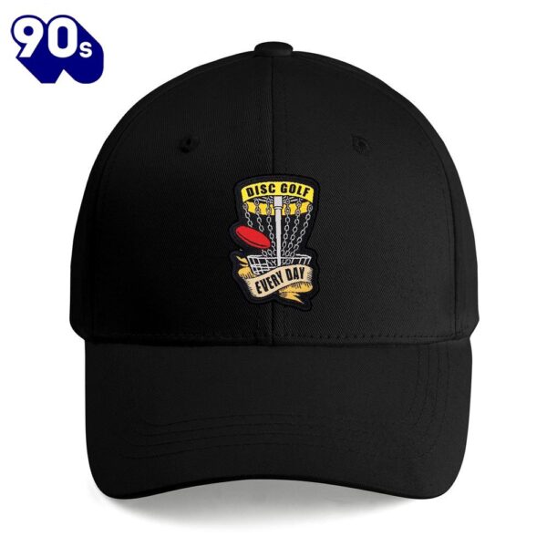Disc Golf Every Day Embroidered Cap  Gift For Veteran Day