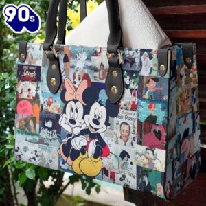 Dismey Mickey Minnie Memories Leather Handbag