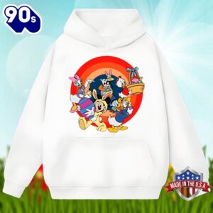 Disney Characters With Easter Eggs Bunny Unisex Shirt