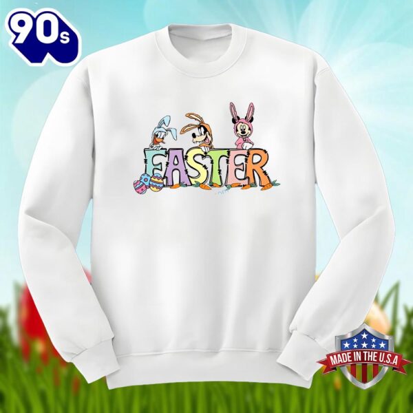 Disney Easter Mickey And Friend Bunny Shirt Holiday