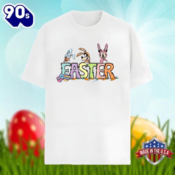 Disney Easter Mickey And Friend Bunny Shirt Holiday