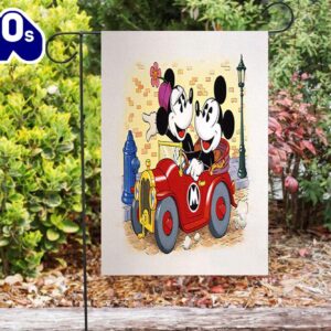 Disney Mickey Minnie Riding Car3…