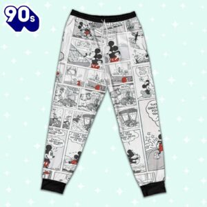 Disney Mickey Mouse Retro Comic Life Style - Family Disneyland Matching Pajamas Set