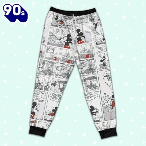 Disney Mickey Mouse Retro Comic Life Style – Family Disneyland Matching Pajamas Set