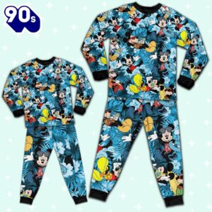 Disney Mickey Mouse Summer Tropical Vacation - Family Disneyland Matching Pajamas Set