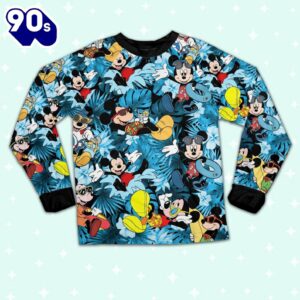 Disney Mickey Mouse Summer Tropical Vacation - Family Disneyland Matching Pajamas Set