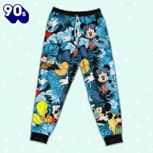 Disney Mickey Mouse Summer Tropical Vacation - Family Disneyland Matching Pajamas Set