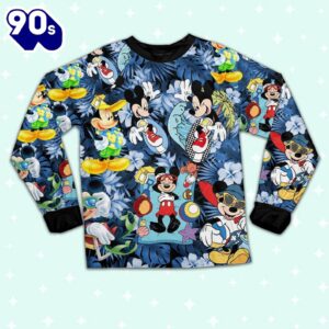 Disney Mickey Mouse Summer Vacation - Family Disneyland Matching Pajamas Set