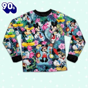 Disney Mickey Mouse Tropical Summer Vacation - Family Disneyland Matching Pajamas Set