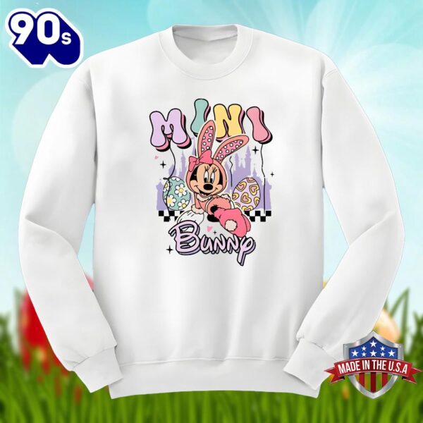 Disney Minnie Mouse Mini Bunny Easter Day Shirt Idea