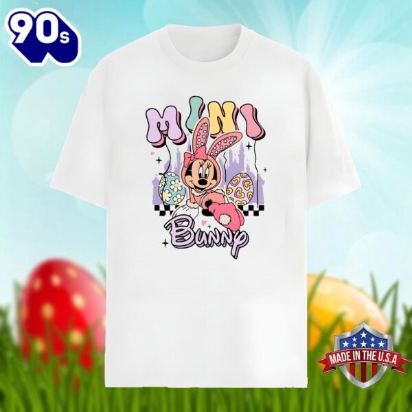 Disney Minnie Mouse Mini Bunny Easter Day Shirt Idea