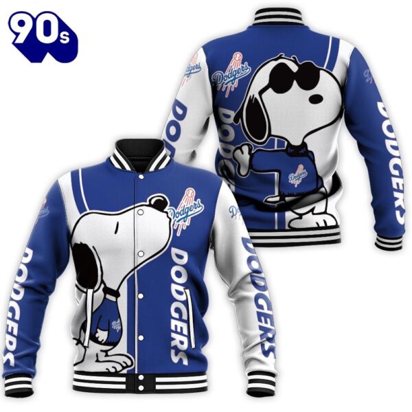 Dodgers Snoopy Lover 3D Printed Baseball Jacket For Men Women