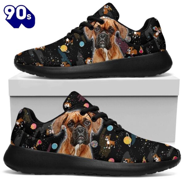 Dog Boxer Sneakers Sporty Shoes Funny