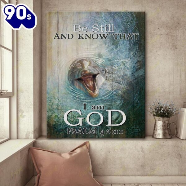 Dolphin Be Still And Know That I’m God Canvas Canvas Decor Ideas