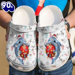 Dolphin Christmas Clog Shoes For…