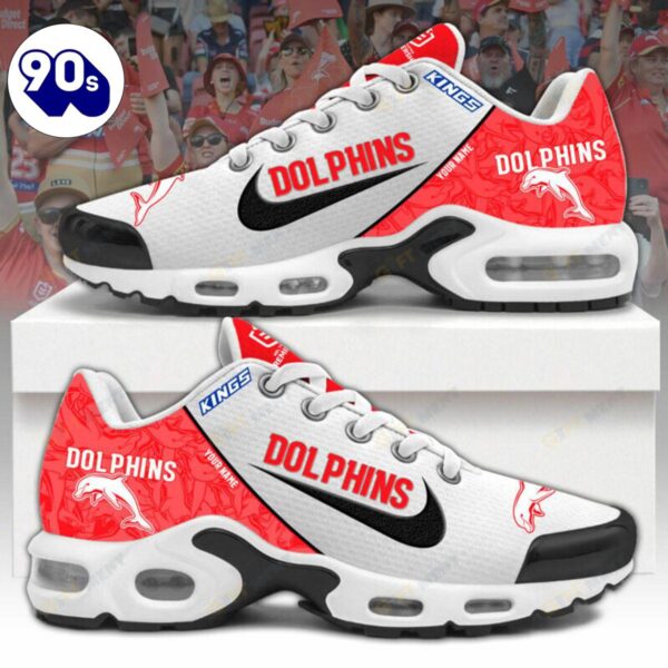 Dolphins Custom Name NRL Air Max Plus Shoes