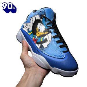 Donald Air Jordan 13 Sneakers Custom Comic Style Shoes