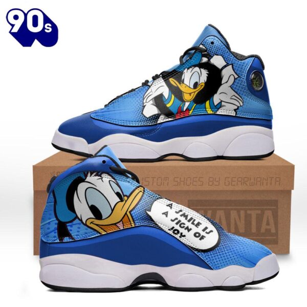 Donald Air Jordan 13 Sneakers Custom Comic Style Shoes