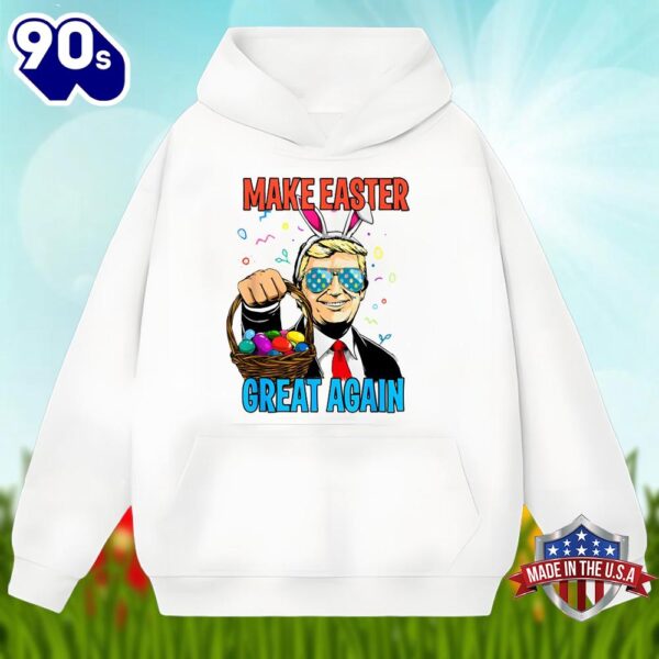 Donald Trump Bunny With Make Easter Day Great Again Shirt