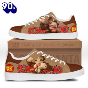 Donkey Kong Stan Smith Shoes Gift For Your Kid