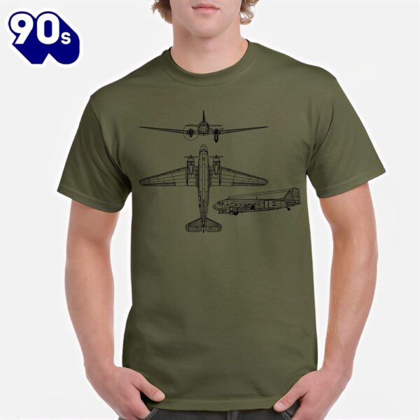 Douglas C-47 Skytrain (Dakota) Classic Unisex T-Shirt Gildan