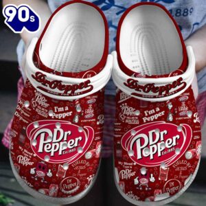 Dr Pepper Drink Clogs Shoes…