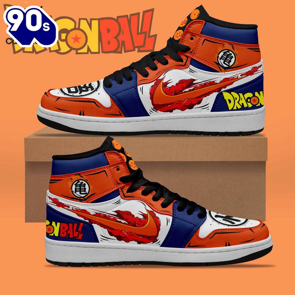 Gift Summer Drangon Ball Orange Nike Logo Design Air Jordan 1 High Top Gift Summer Drangon Ball Orange Nike Logo Design Air Jordan 1 High Top