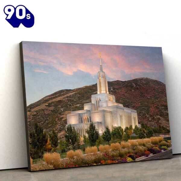 Draper Temple Holy Places Series Canvas Wall Art Jesus Christ Picture Canvas Christian Wall Art