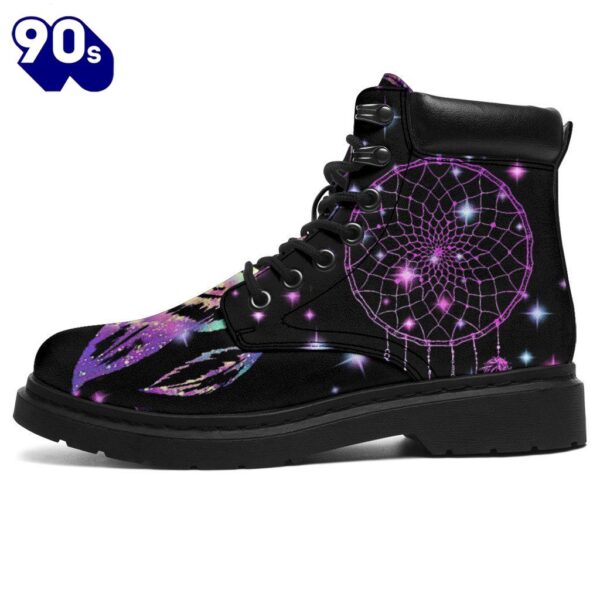 Dream Catcher Leather Boots Shoes Gift Idea