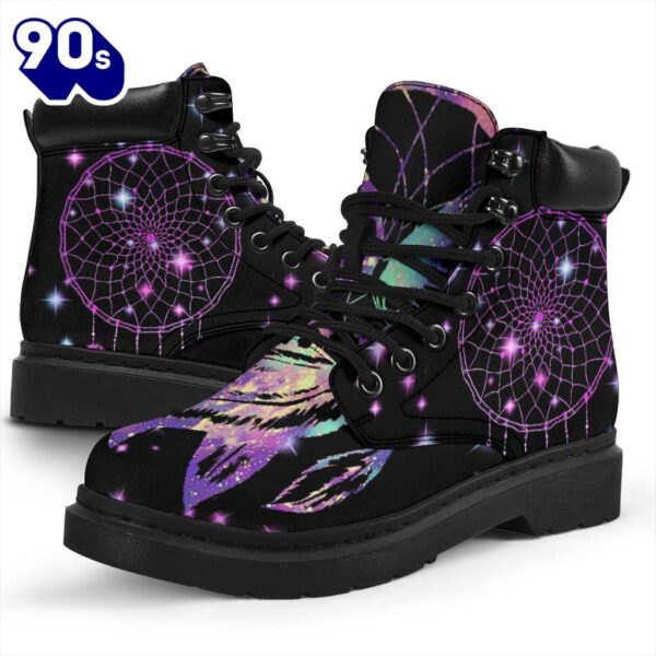 Dream Catcher Leather Boots Shoes Gift Idea