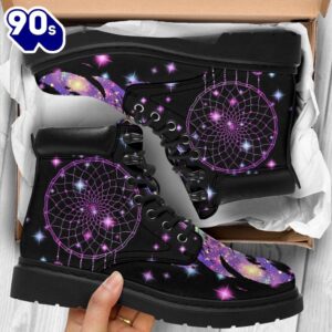 Dream Catcher Leather Boots Shoes Gift Idea