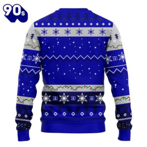 Duke Blue Devils Hohoho Mickey Christmas Ugly Sweater