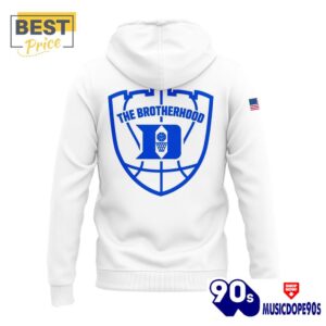 Duke Blue Planet The Brotherhood White Hoodie, Jogger, Cap