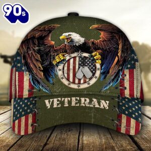 Eagle American Veteran Classic Cap  Gift For Veteran Day