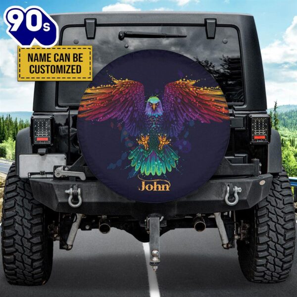 Eagle Custom Name Spare Tire Cover – Christian Tire Cover Car Decor