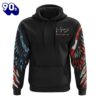 Eagle Faith Painting American Flag 3D Hoodie