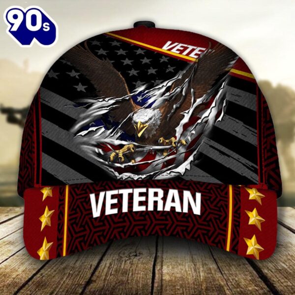 Eagle Raching Wings Veteran Classic Cap  Gift For Veteran Day