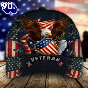 Eagle USA Flag Proud Classic Cap  Gift For Veteran Day