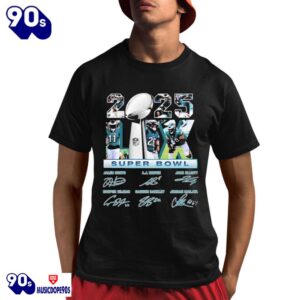 Eagles 2025 Super Bowl LIX Champions Signature Shirt