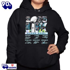 Eagles 2025 Super Bowl LIX Champions Signature Shirt