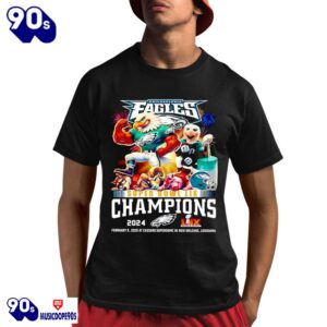 Eagles Super Bowl LIX Champions February 9 2025 AT Caesars Superdome In New Orleans Louisiana Shirt