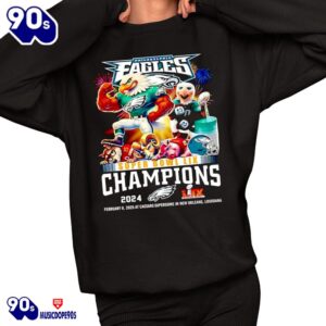 Eagles Super Bowl LIX Champions February 9 2025 AT Caesars Superdome In New Orleans Louisiana Shirt