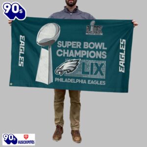 Eagles Super Champions LIX 2X Flag