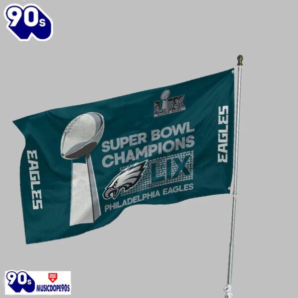 Eagles Super Champions LIX 2X Flag