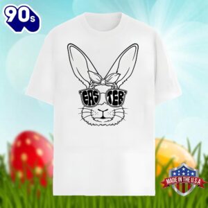 Easter Bunny Glasses Shirt Men…